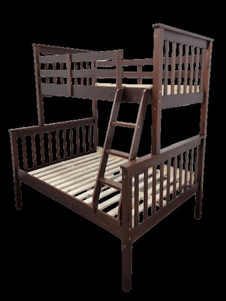 Camarote Mixto de Madera Color Chocolate Modelo 800