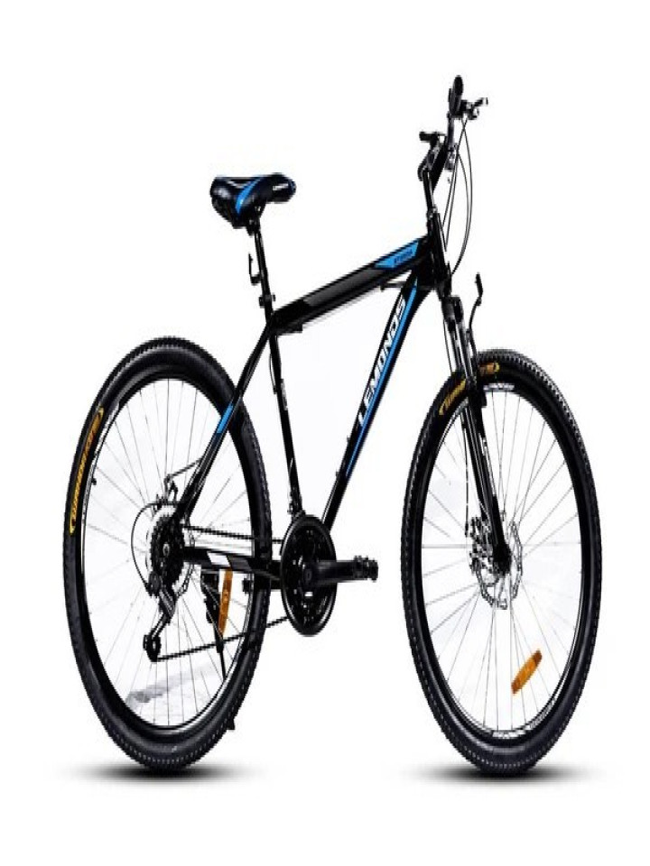 Bicicleta MontaNera 26 Color Negro con azul