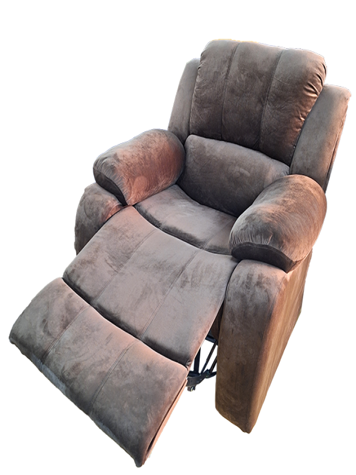 Sofa Reclinable y Mecedora Chocolate