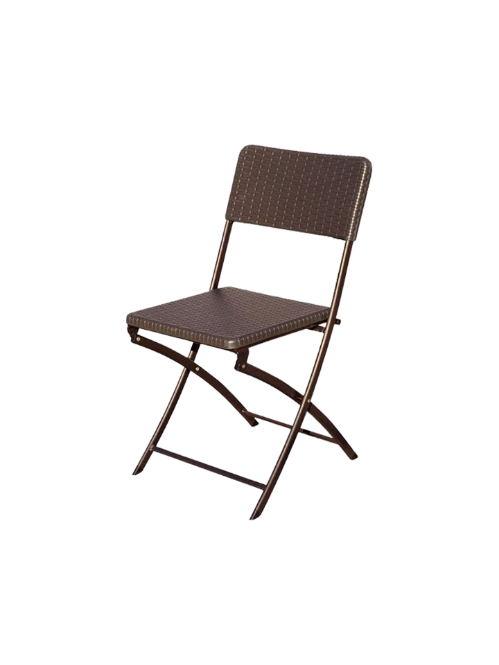SILLA PLASTICA PLEGABLE CHOCOLATE