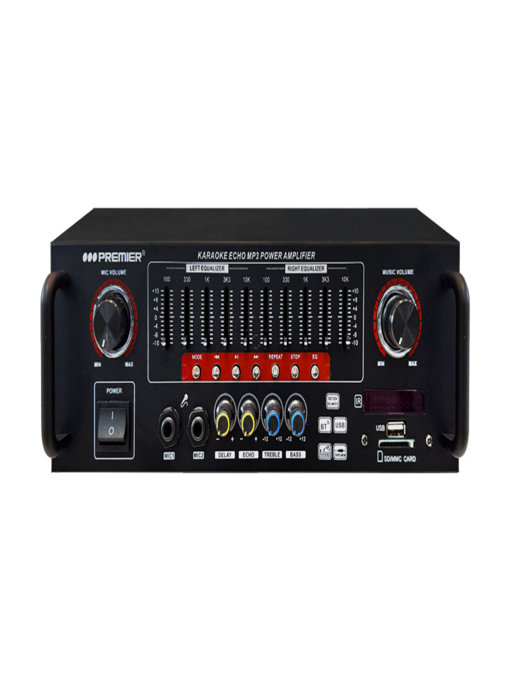 AMPLIFICADOR KARAOKE USB SD MICC CR AMP8628(B)