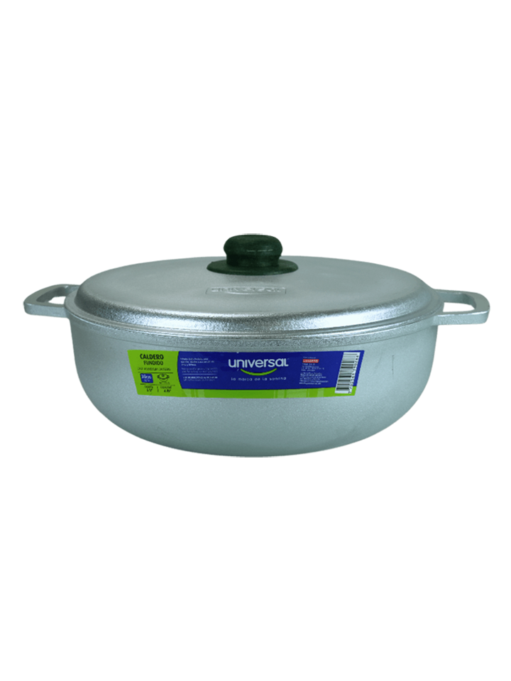 CALDERO ALUMINIO CON TAPA 30CM UNIVERSAL