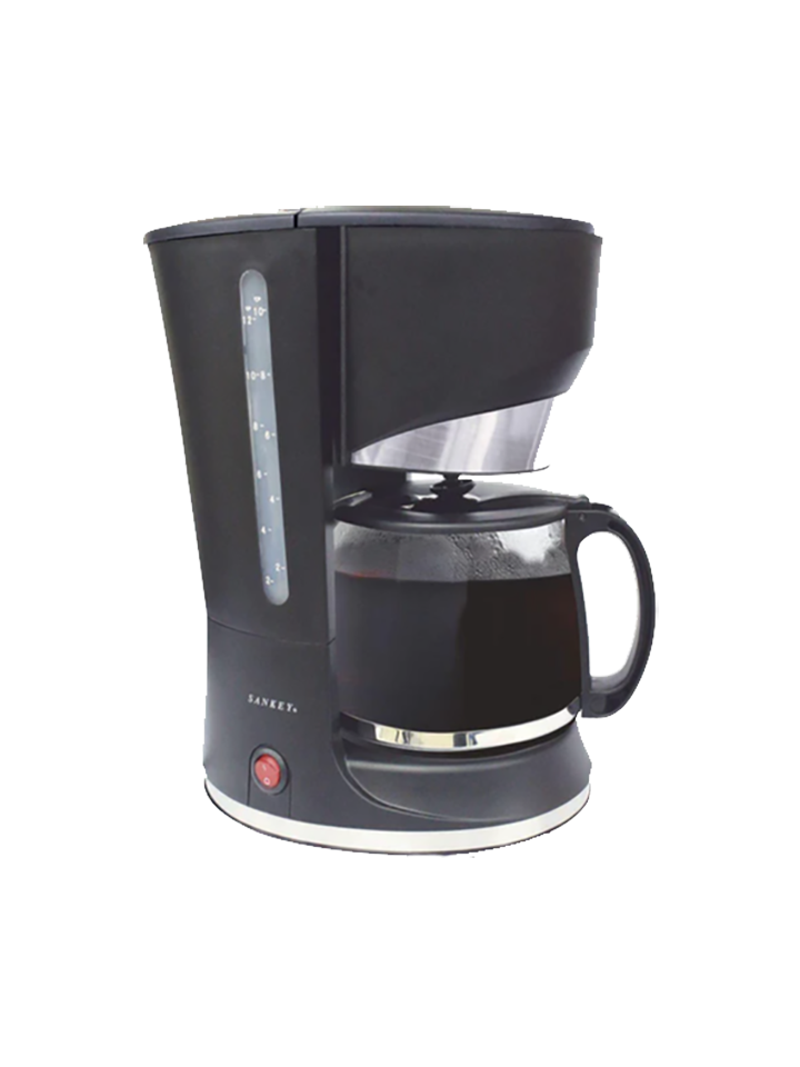 Cafetera Sankey CM-1228 de 12 Tazas con Jarra a Prueba de Calor