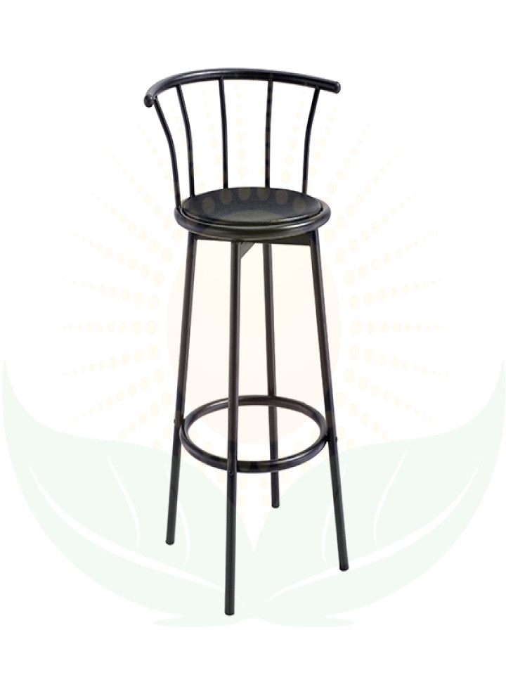 Silla de Bar Paragone de Metal con 75cm de Altura
