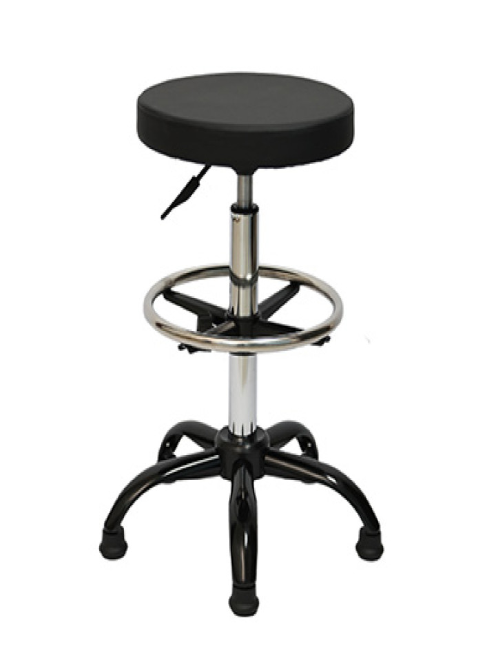 Silla de bar Giratoria de Metal con altura ajustable