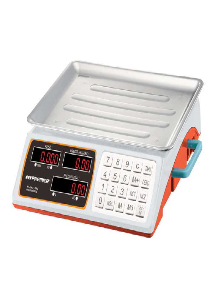 Balanza Digital de Mesa Premier ED-6783W con Precisin de 40Kg 2g