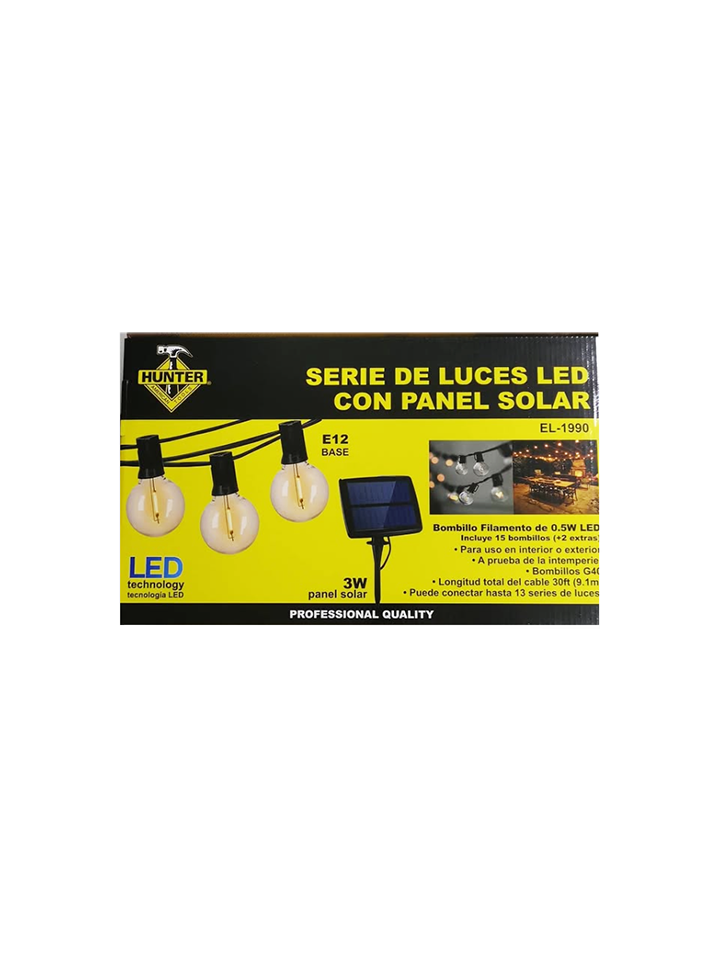 EXTENCION DE LUCES SOLARES