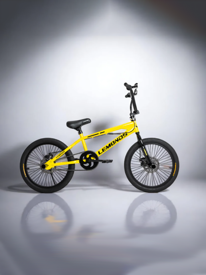 Bicicleta de Salto 20 BMX color amarillo