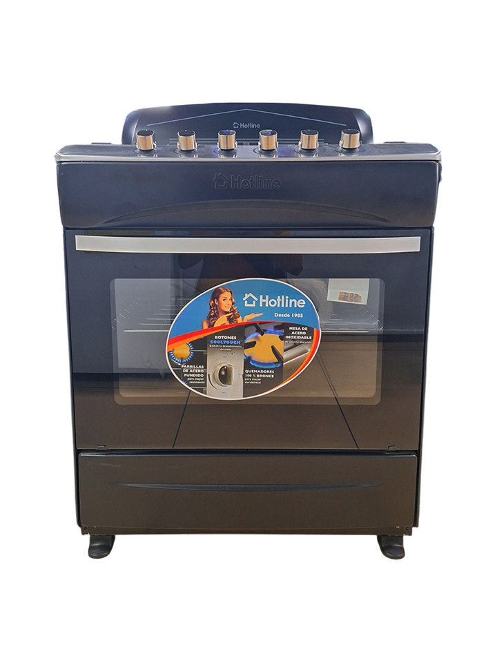 Estufa 30 a Gas de 6 Quemadores Hotline HLGR-3000