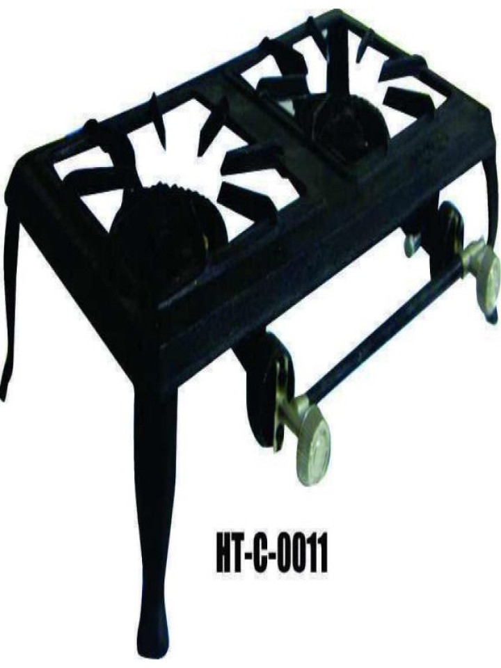 Estufa de Hierro Colado GB02 con 2 Quemadores Tenic HTC-0011