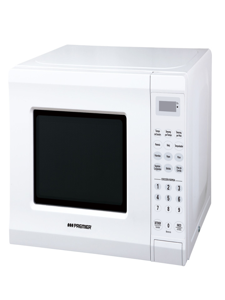 Microondas Premier MW-7215W Blanco con 20 Litros de Capacidad