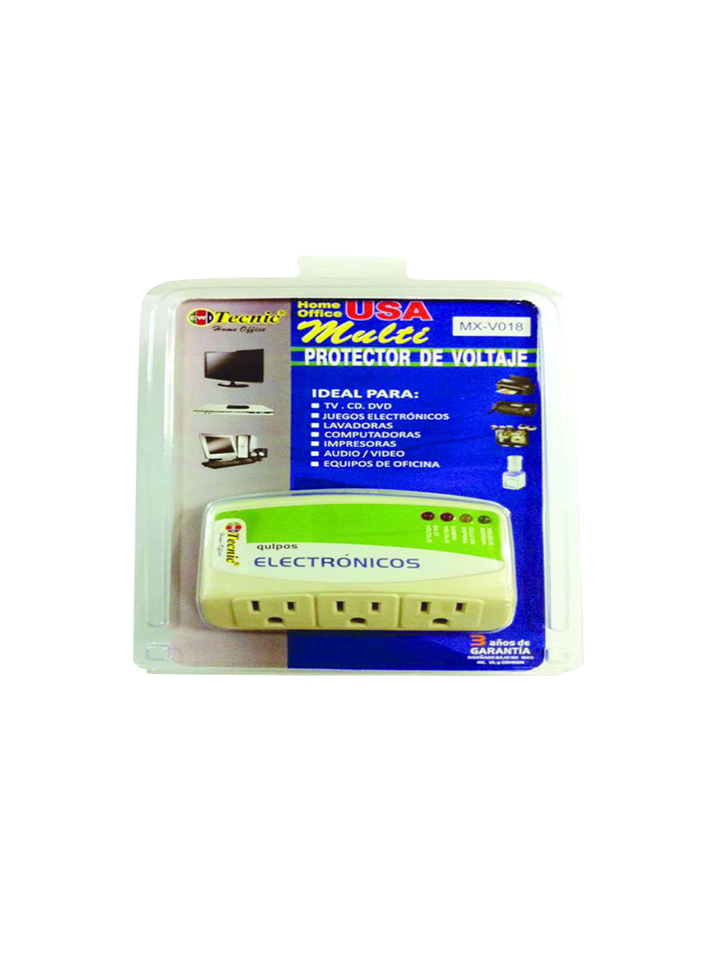 Protector de Voltaje Tecnic MX-V018 120V