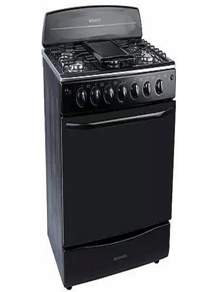 Estufa 30 a Gas Nisato NE-3030RN con 6 Quemadores de Bronce