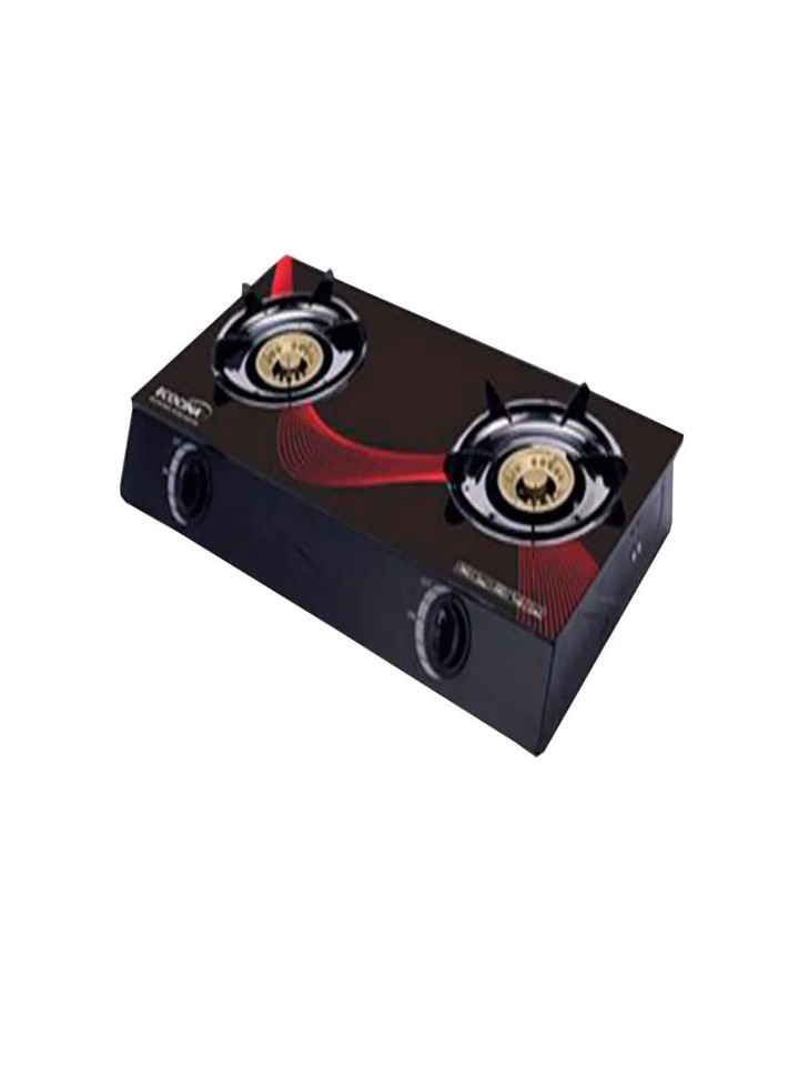 Estufa de Mesa a Gas de 2 Quemadores IML QH-A2 Acabado Vidrio