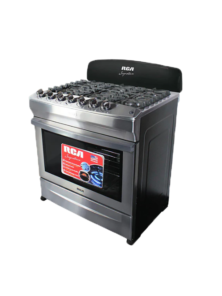 Estufa 30 a Gas Inoxidable de 6 Quemadores RCA RCCR-7606