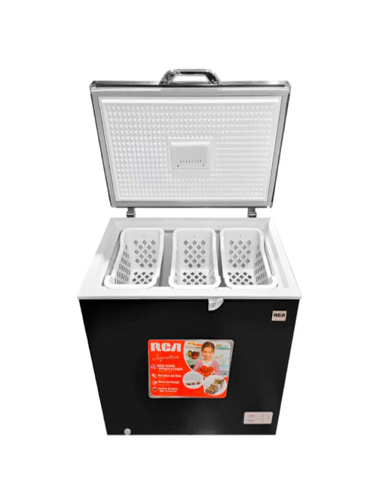 Congelador Horizontal Negro RCA RCSF-75DA de 212 litros