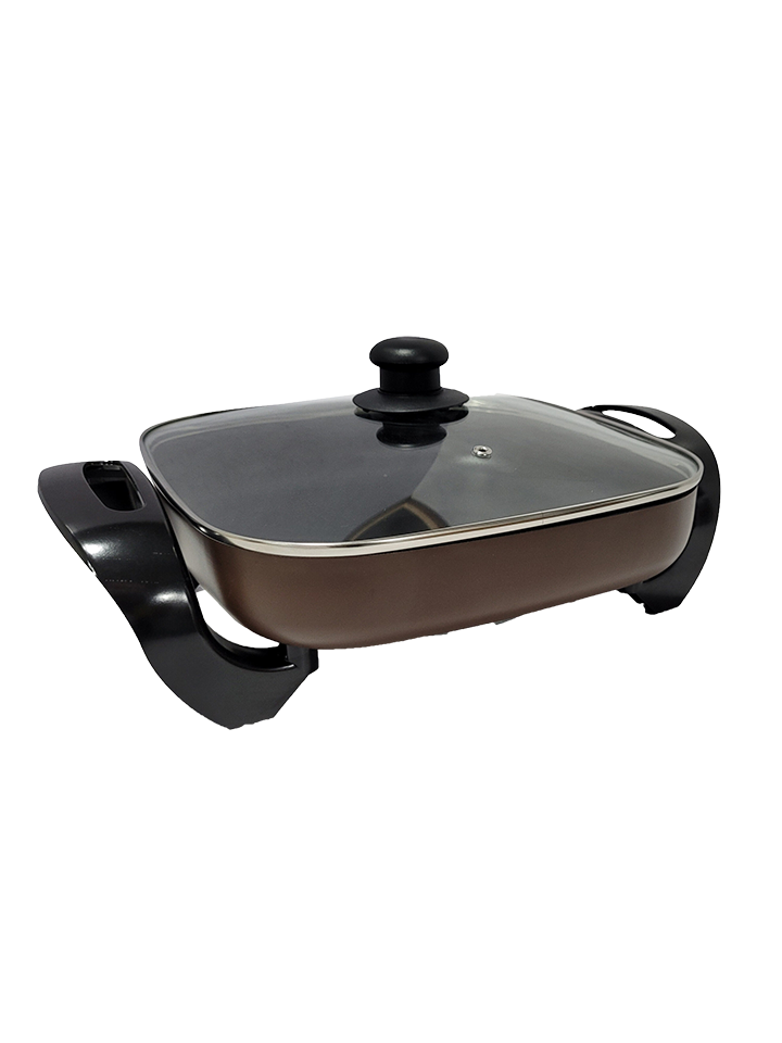 Sartén eléctrico sankey 30cm tapa de vidrio 