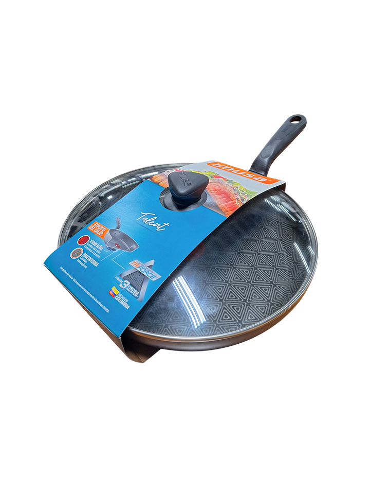 Sartn Antiadherente Imusa con Tapa 30cm