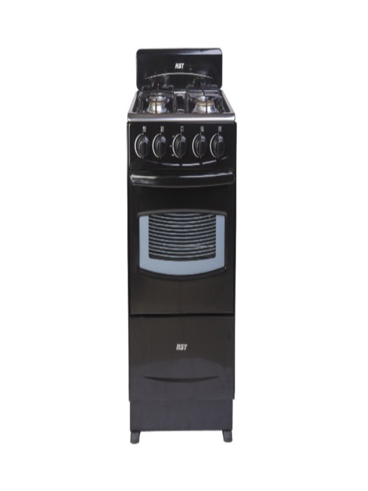 Estufa 20 Negra a Gas de 4 Quemadores Nst STE-1527RNSG con Respaldo