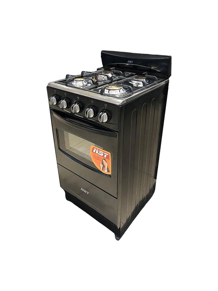 Estufa de 4 Quemadores Nst STE-2511RNPHFSG con Parrilla