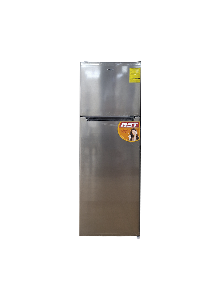 Refrigeradora NST STRF233SLM de 247 Litros con Acabado en Gris