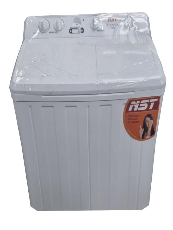 Lavadora semi-automatica NST STW1210LK de 12KG de capacidad