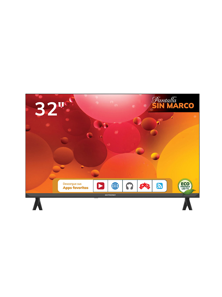 Televisor 32 HD SMART Sin Marco