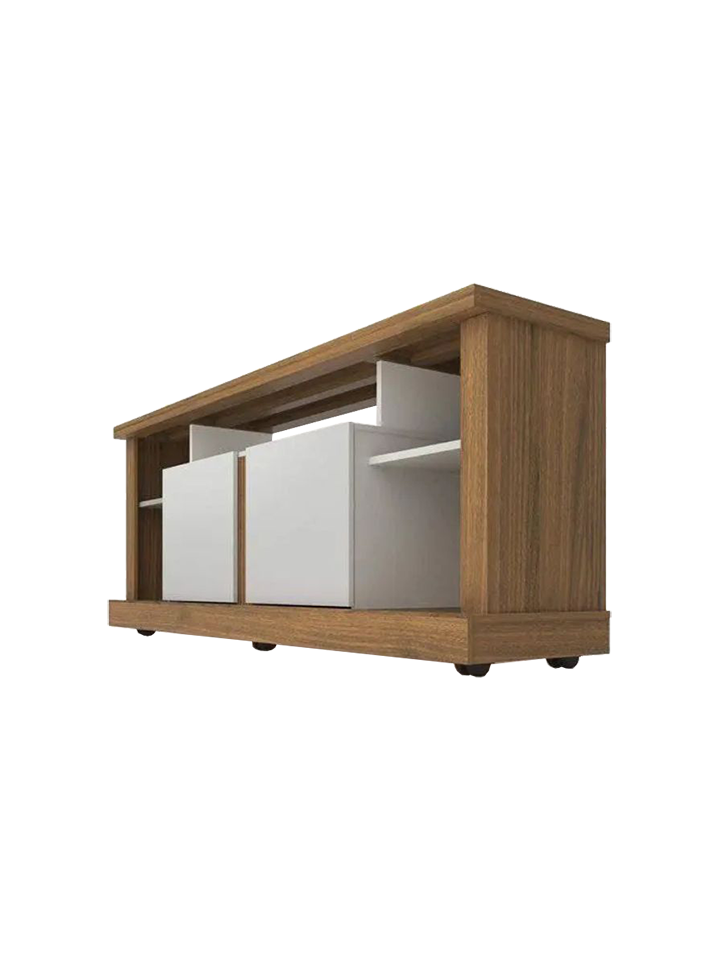 RACK JERI COLOR CHOCOLATE CON RUEDAS