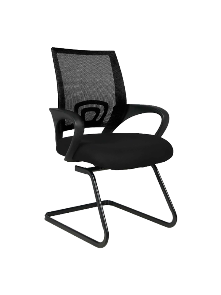 SILLA DE VISITA  UNIBLE M/P  COLOR NEGRO