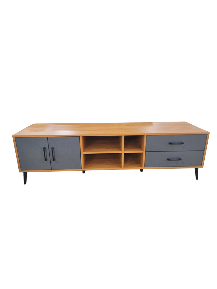mueble de tv gris