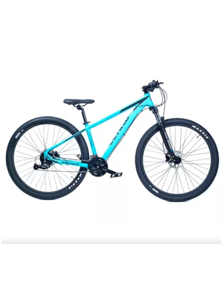 BICICLETA 29 COLOR AZUL Y COLOR BLANCO