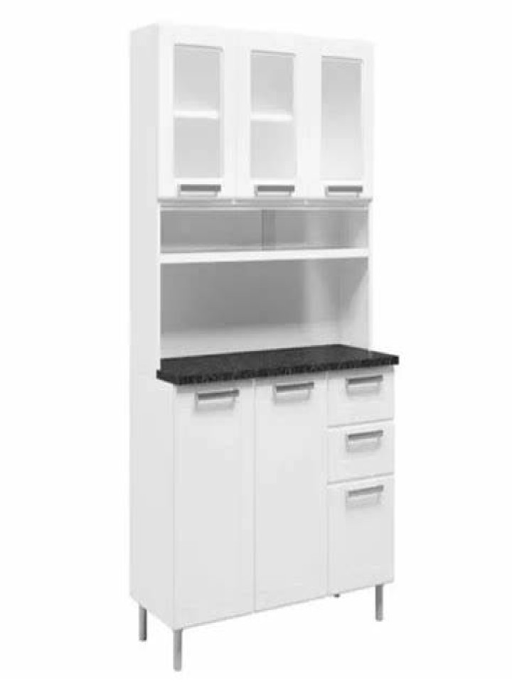 KIT TRIPLE BLANCO CON VIDRIO