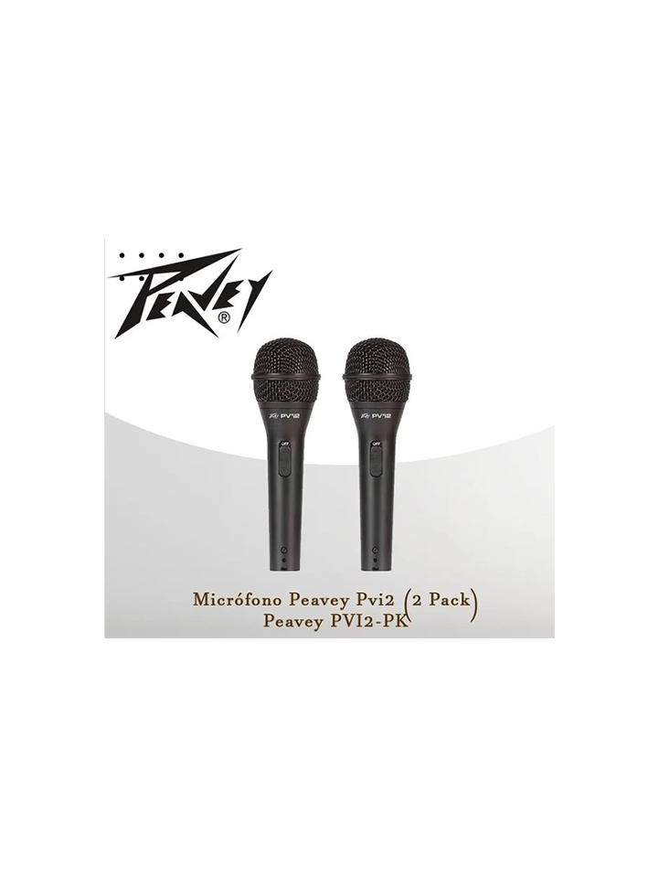 PAQUETE DE MICROFONOPEAVEY PV12 2 PACK