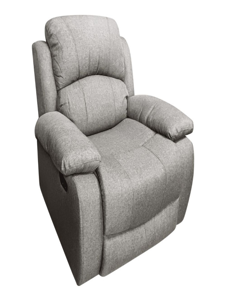 SILLON RECLINABLE GRIS 74