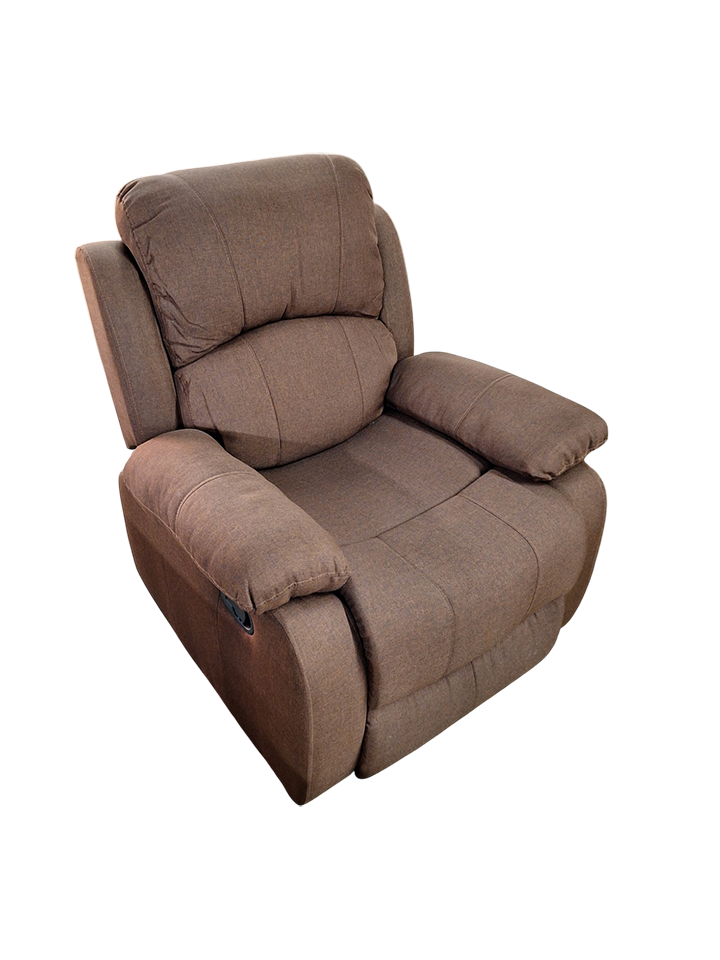 Sillon Reclinable Color azul Brown y gris 80X90X98CM