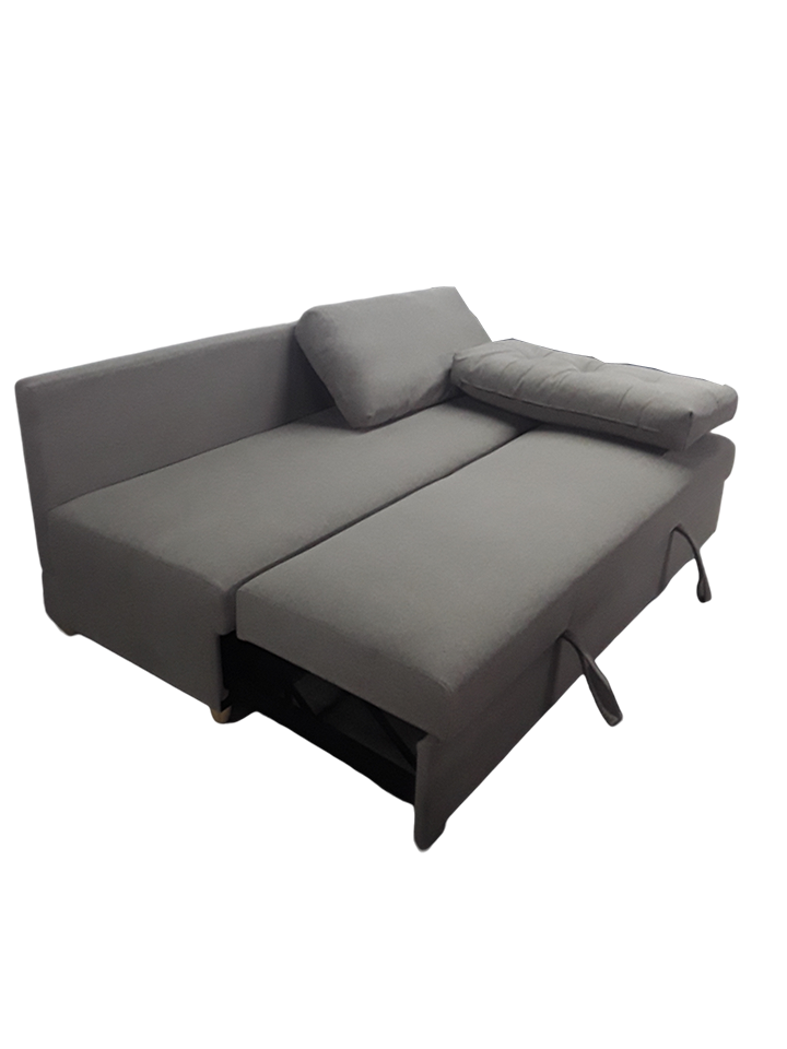 Sofa Cama Color Gris Claro 192X82.5X91CM