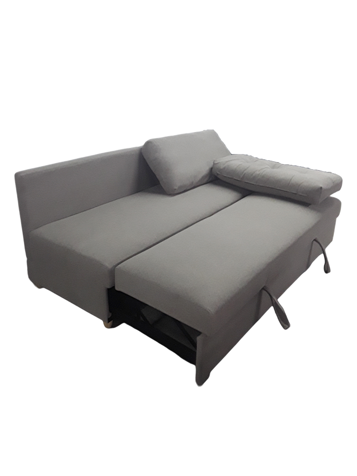 Sofa Cama Color Gris Claro 192X82.5X91CM