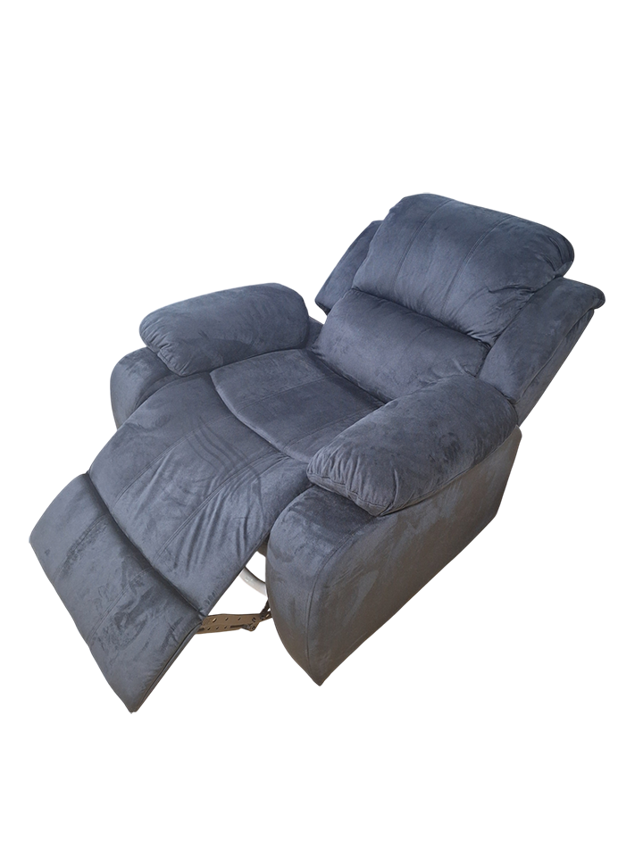 Sofa Reclinable Giratorio Mecedora Color Negro