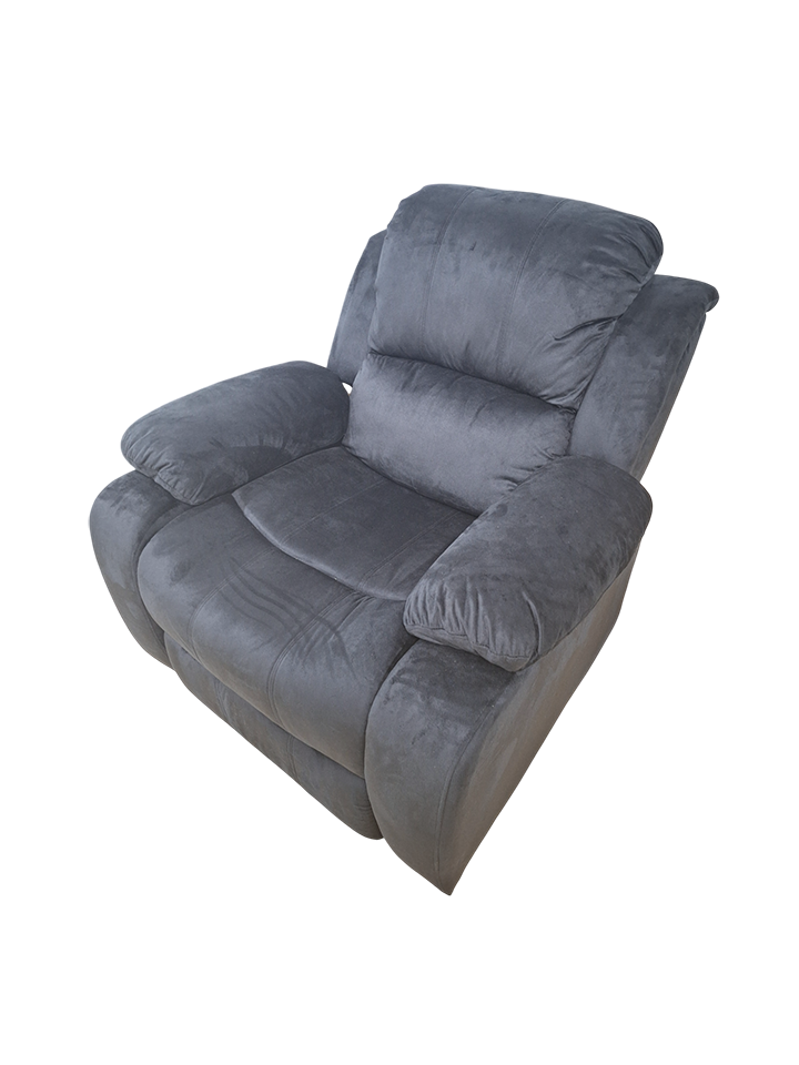 Sofa Reclinable Giratorio Mecedora Color Negro
