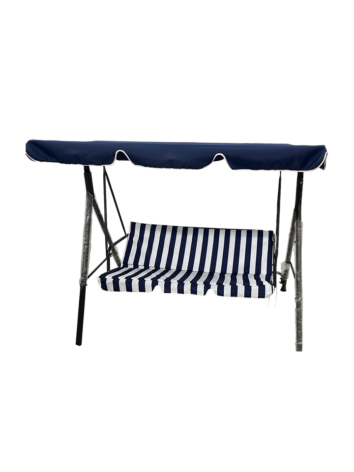 Silla Mecedora Azul/Blanco 137*49*15