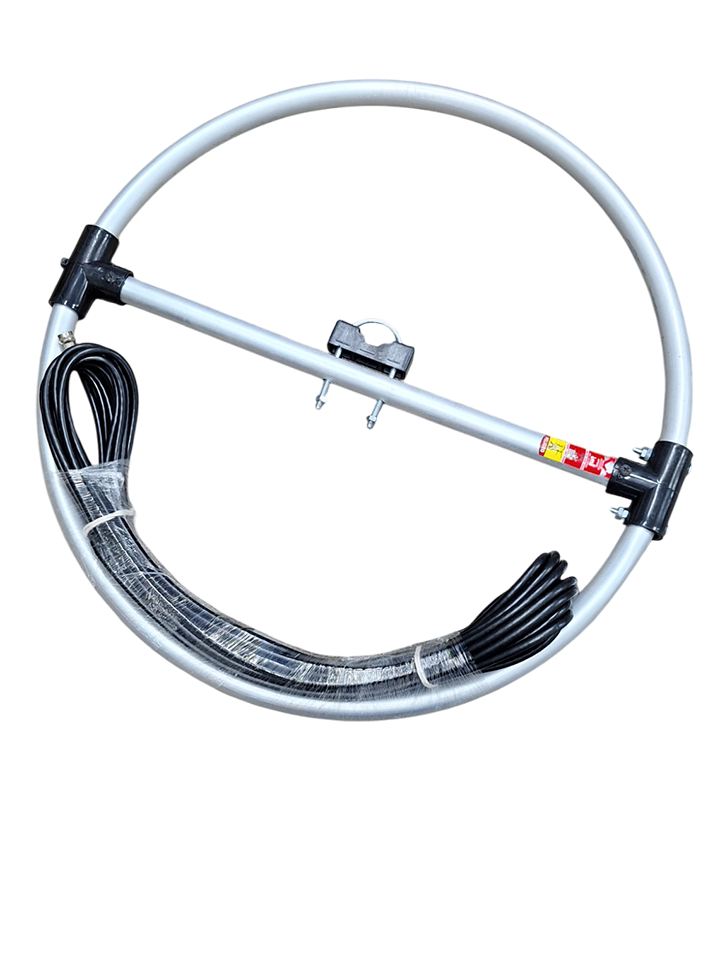 ANTENA REDONDA GRANDE CIRCULAR CON CABLE GRANDE