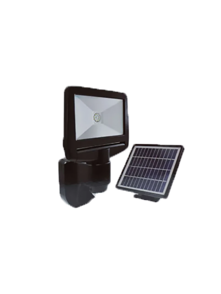 LAMPARA SOLAR CON SENSOR 10W