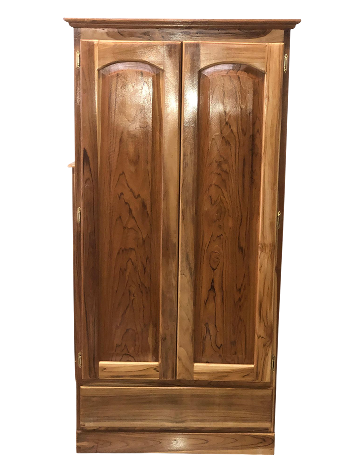 ROPERO DE DOS PUERTAS TECA DE LUCHO
