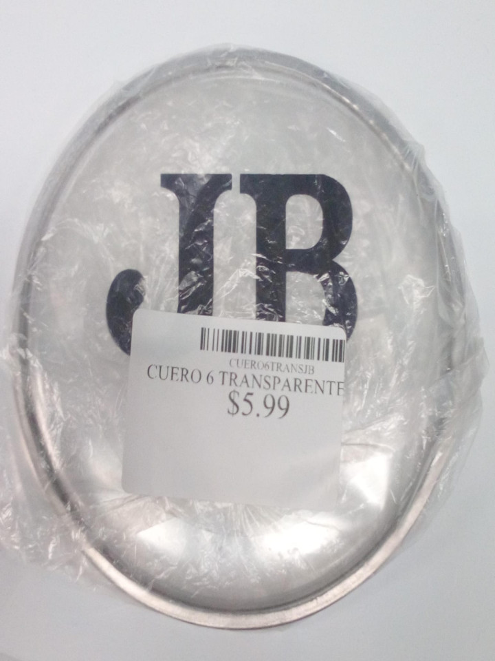 CUERO 6 TRANSPARENTE JB