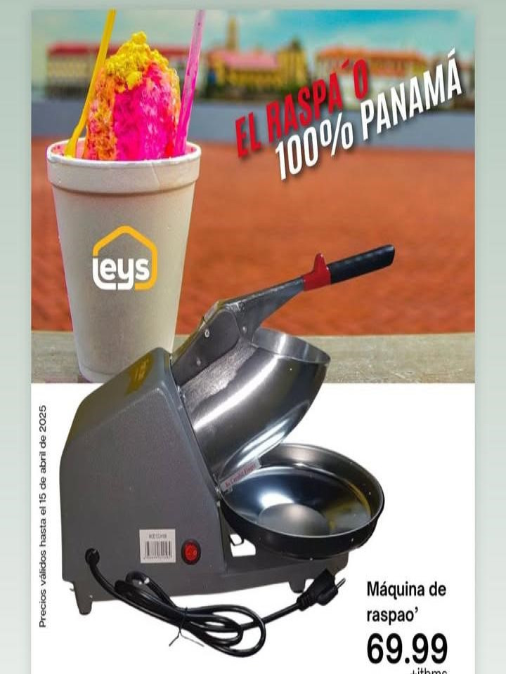 MAQUINA DE RASPADO ELECTRICA