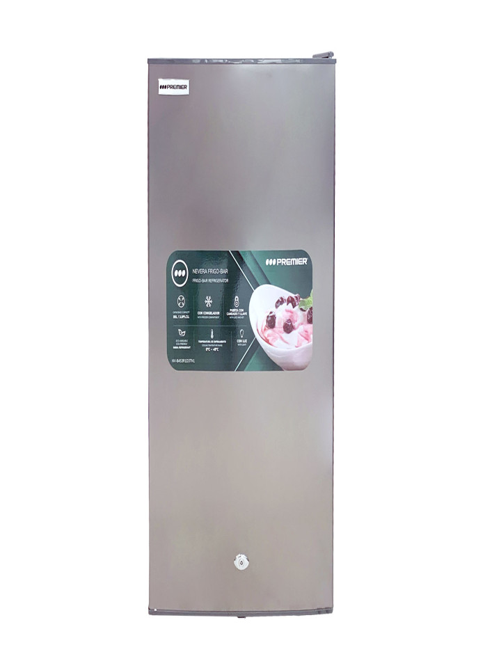 REFRIGERADORA 85L/3PC ACERO INOXIDABLE