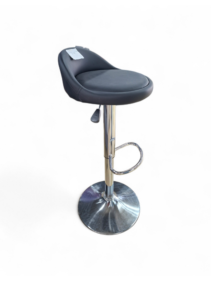 SILLA DE BAR COLOR NEGRA 36CM*33CM*69-90CM